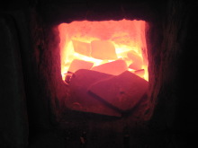窯の中の様子
